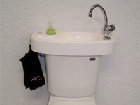 Kit lave-mains WiCi Concept sur WC Discretion - Version de base - 4 sur 5
