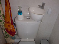  Petit lave-mains adaptable sur WC WiCi Mini Monsieur B (88) - 1 sur 2