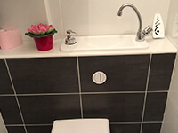 toilette avec lave main intégré - WiCi Next - Monsieur M