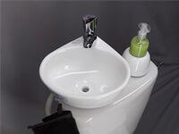 Kit lavabo WiCi Mini adaptable sur WC, 2 sur 6