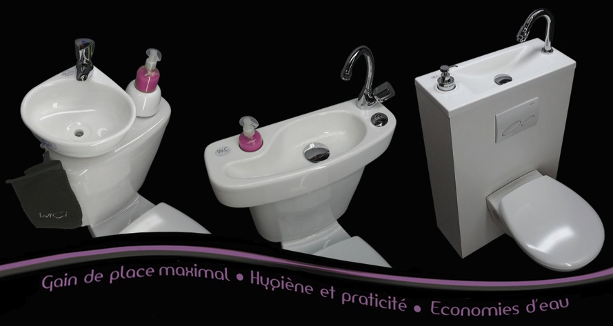 Gamme de WC avec lave mains intégré WiCi Concept