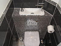 WC suspendu avec lave main intégré WiCi Bati M. D