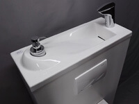 WiCi Bati 2012 lave-mains intégré sur WC suspendu, 7 sur 7