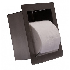 Distributeur de papier toilette encastrable