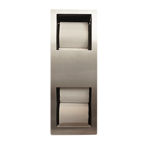 Réserve de papier toilette à encastrer