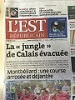 L'Est Républicain Couverture 24 octobre 2016