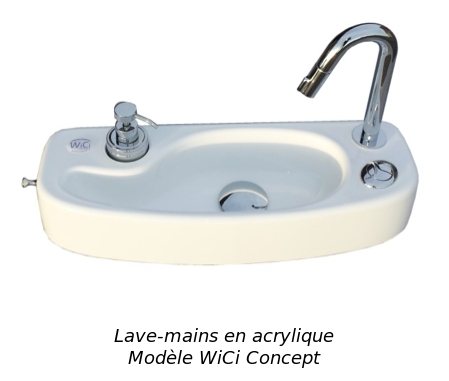 lavabo acrylique