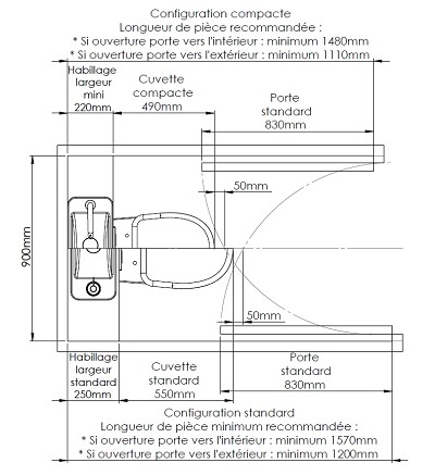 Vue latérale d'un WiCi Bati