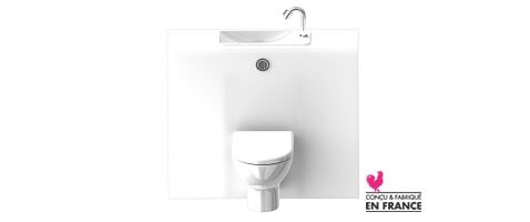 WiCi First, WC suspendu Geberit avec lave-mains pas cher intégré