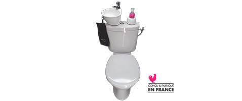 WiCi Mini, WC avec petit lave-mains intégré