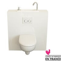 WiCi Next, WC suspendu Geberit avec lave-mains compact 