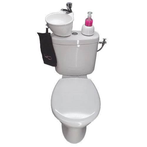 WiCi Mini le petit lave-mains adaptable sur votre WC en 20 minutes