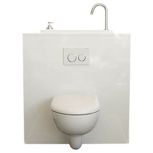 WiCi Next le lave-mains compact intégré sur WC suspendu Geberit