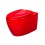 Toilet bowl, red (Cherry) 57 cm