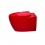 Toilet bowl, red-colored (Cherry) 57 cm