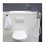 Hygiene Handbrause Chrom für Wand-WC