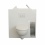 Integrated toilet brush holder for wall-hung toilets