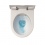 WiCi Free Flush, WC suspendu Geberit avec lave-mains design - configuration standard