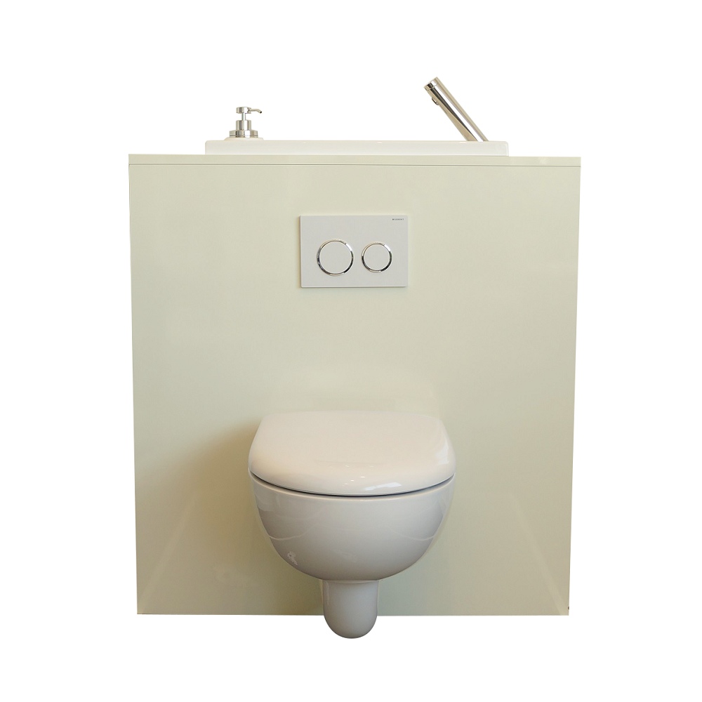 WC suspendu geberit / allia compact Rimfree - remontage abattant