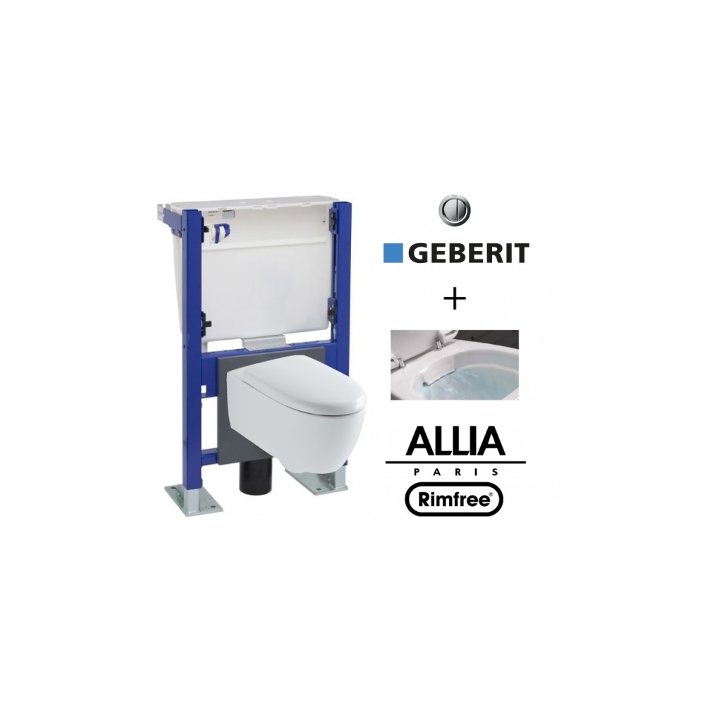 Cuvette wc suspendu courte - Prima GEBERIT