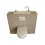 Geberit wall-hung toilet with large hand washbasin - standard configuration