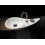 WiCi Free Flush water drop shaped hand washbasin