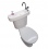 WiCi Concept, adaptable hand-wash basin kit for WC