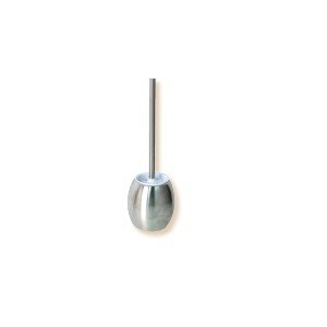 Standing stainless steel toilet brush holder