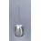 Standing stainless steel toilet brush holder