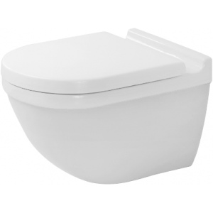 Toilet bowl suspended Starck 3 Rimfree