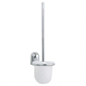 Stainless steel wall mounted toilet brush holder