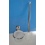 Stainless steel wall mounted toilet brush holder