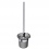 Stainless steel and glassware toilet brush holder