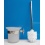 WC-Bürstenhalter Wandmontage Edelstahl & Glas