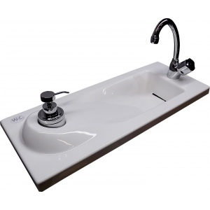 WiCi Boxi sloped hand wash basin - Design 3