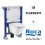 Pack WC suspendu bati universel Geberit avec cuvette Rimfree sans bride