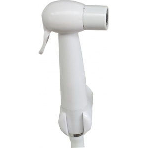 White WC bidet sprayer