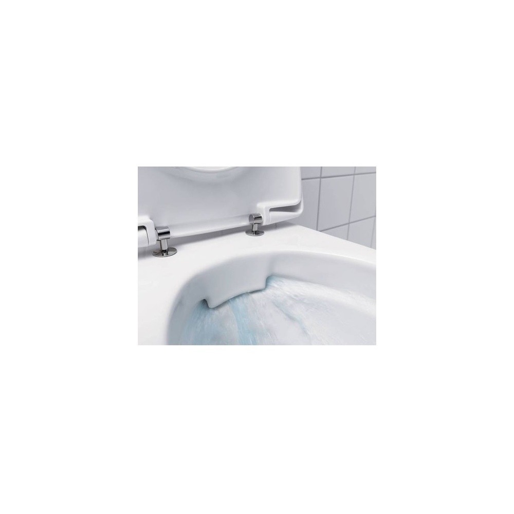 GEBERIT - Pack WC PRIMA RIMFREE suspendu avec abattant frein de