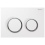 White/Bright chrome Geberit OMEGA 20 flush control plate