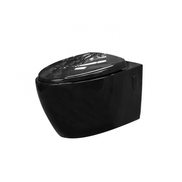 WC suspendu CUV couleur noir - Robinet&Co