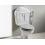 Rotary toilet flush with toilet pack with horizontal outlet
