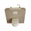 WC suspendu Geberit avec lave-mains de grande taille - configuration standard