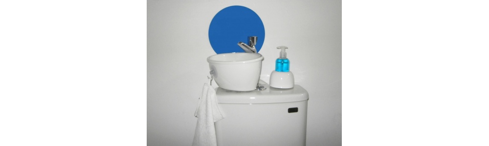 Small hand wash basin splash guards (WiCi Mini design)