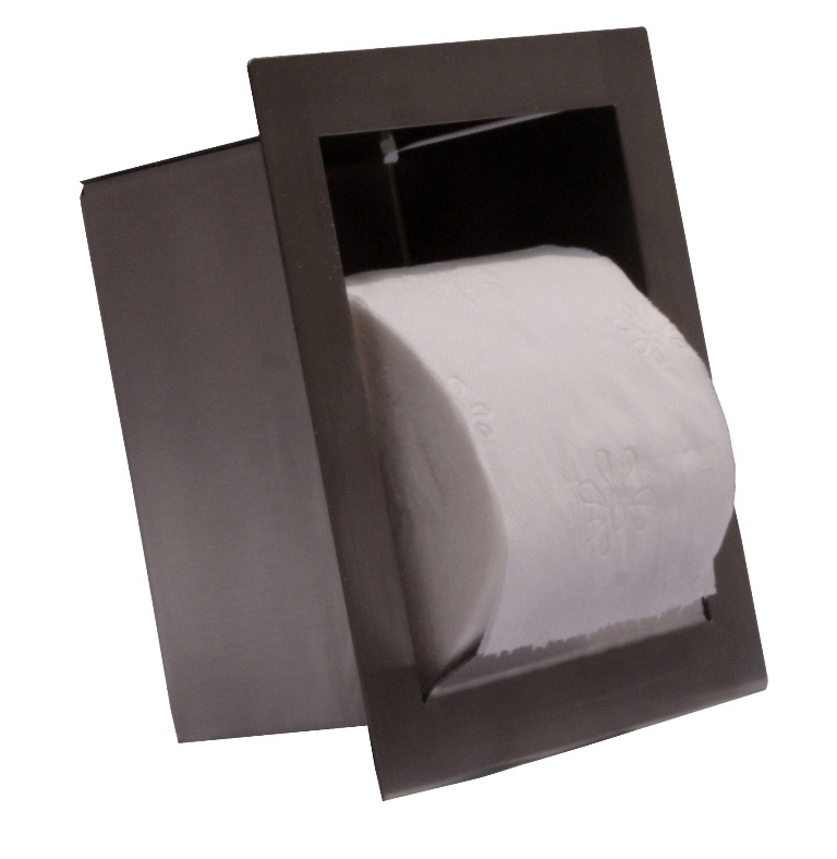 Recessed toilet paper holder (1 roll) for Wall-hung toilets