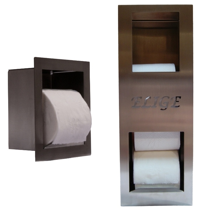 Toilet paper holder and paper storage container pack