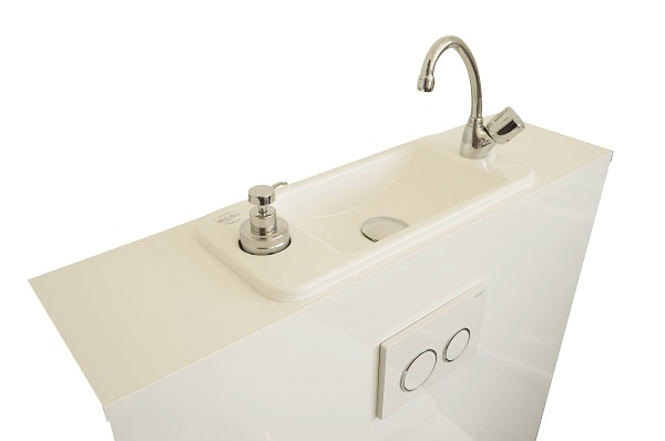WiCi Next, WC suspendu Geberit avec lave-mains compact - configuration standard 2