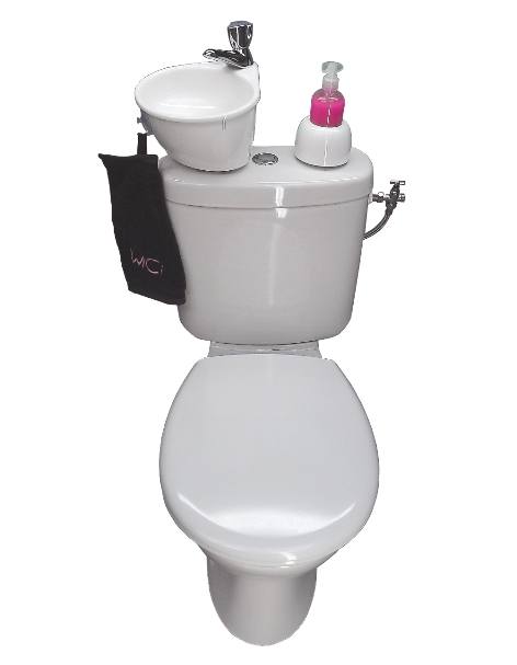 Formidable petit kit lave-mains pour WC, WiCi Mini !