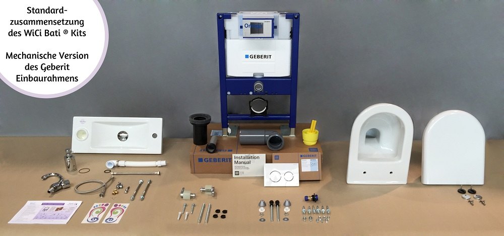 WiCi Bati kit Standardzusammensetzung - machaniche Version des Einbaurahmens