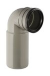 Rigid 90° Geberit waste pipe