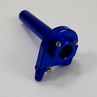 Blue anodized aluminum